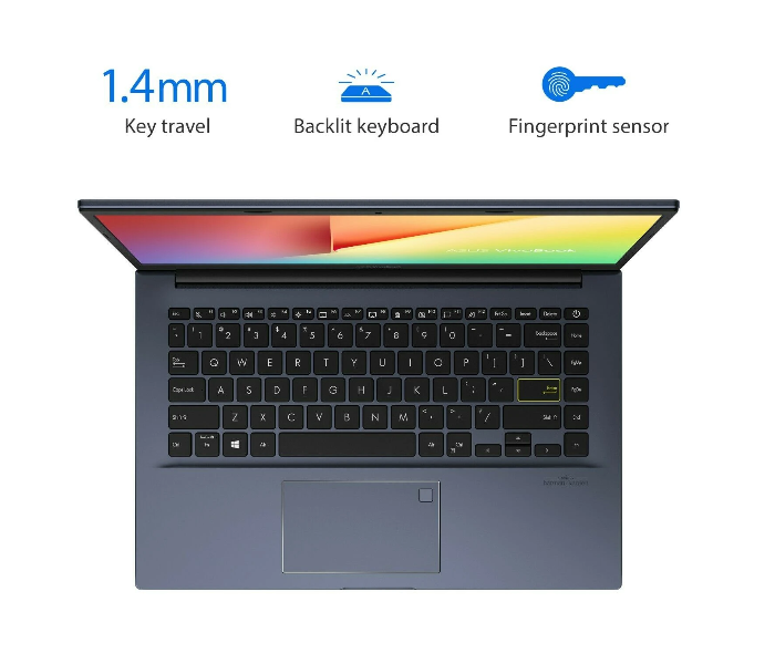 Asus VivoBook M413 14 inch FHD AMD Ryzen 5-3500U 8GB RAM 256GB SSD Windows 10 - Bespoke Black - Zoom Image 5