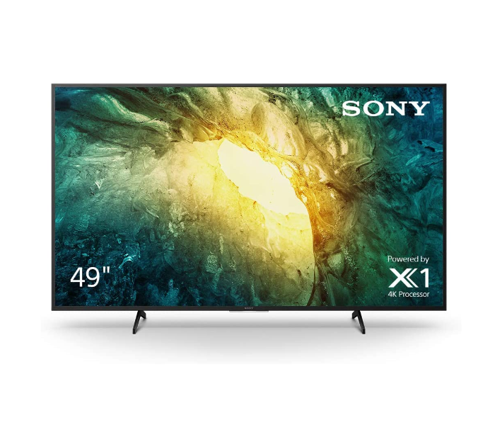 Sony Bravia KD-49X7500H X75H 49 inch 4K HDR Ultra HD Smart Android TV - Black - Zoom Image 1