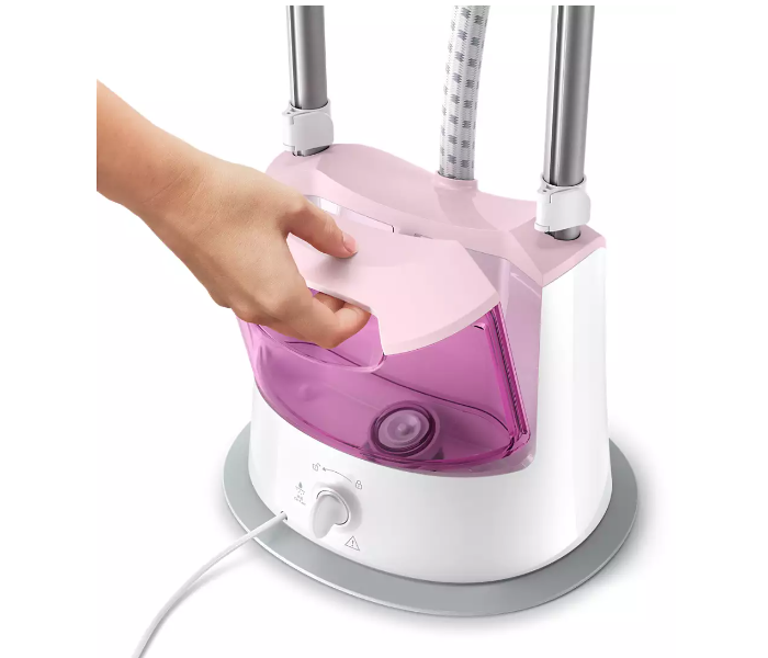 Philips GC485/46 1800W Easy Touch Stand Steamer- Pink and White - Zoom Image 3