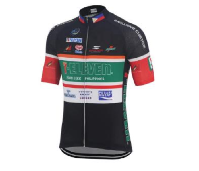 Mens Cycling XXL Jersey Set Full Zip Coolmax Polyester 9D Pad 711 Design - Black and Green - Zoom Image 5