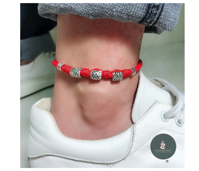 Zera ANK047 Anklet Alloy - Red and Black - Zoom Image