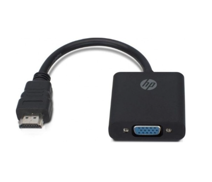 HP 2UX09AA ABB Adapter HDMI To VGA - Black - Zoom Image