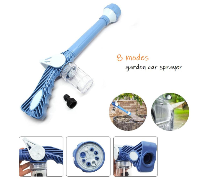 8 In 1 Multifunctional High Pressure Water Sprayer Gun- Blue - Zoom Image 5