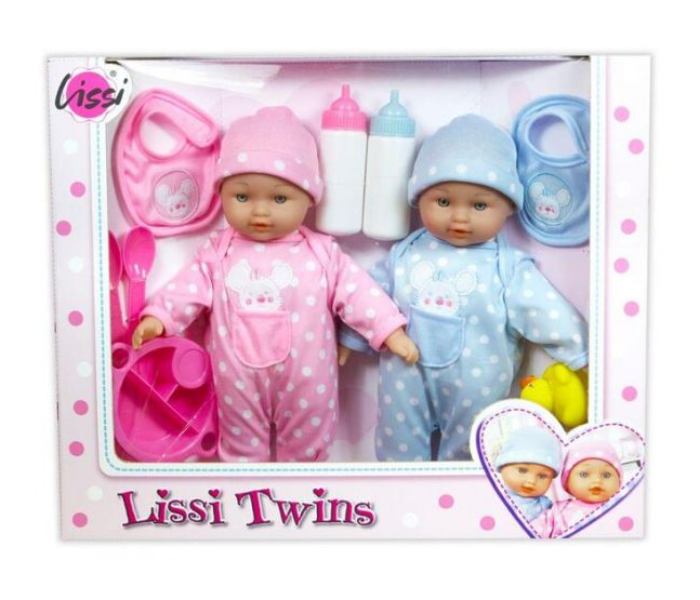 Lissi Doll 51322 28 Cm Twin Baby Set for Kids - Zoom Image