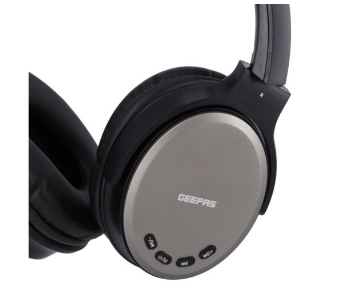 Geepas GHP14011 Bluetooth Headphone - Black - Zoom Image 4