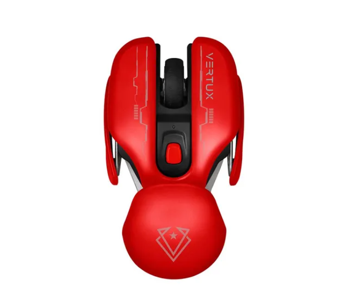 Vertux Glider High Performance Ergonomic Wireless Gaming Mouse - Red - Zoom Image 1