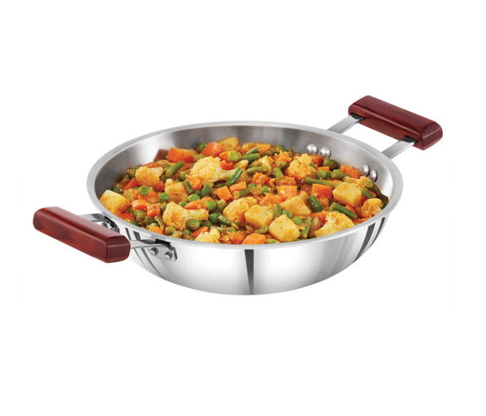 Hawkins Futura HW8005500 2.5 Litre Stainless Steel Tri Ply Deep Fry Pan - Silver - Zoom Image 2