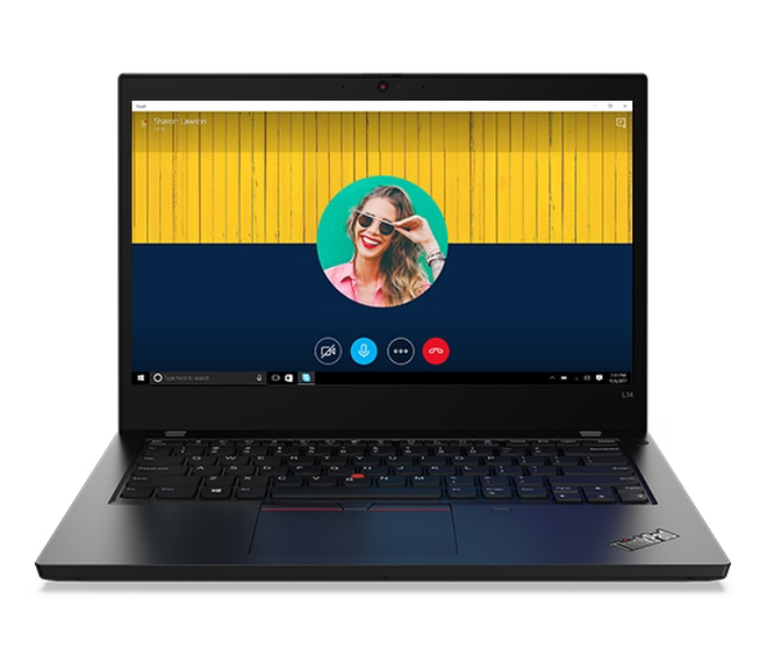 Lenovo ThinkPad L14 20U1S1X500 14.0 Inch HD Display Intel Core i5-10210U 1.8GH Processor 8GB DDR4 RAM 256GB SSD Integrated Intel Graphics Arabic Keyboard Windows 10 Pro - Black - Zoom Image 6