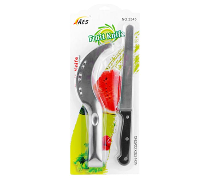 Taqdeer SFA009 Watermelon Cutter with knife - Silver - Zoom Image 3