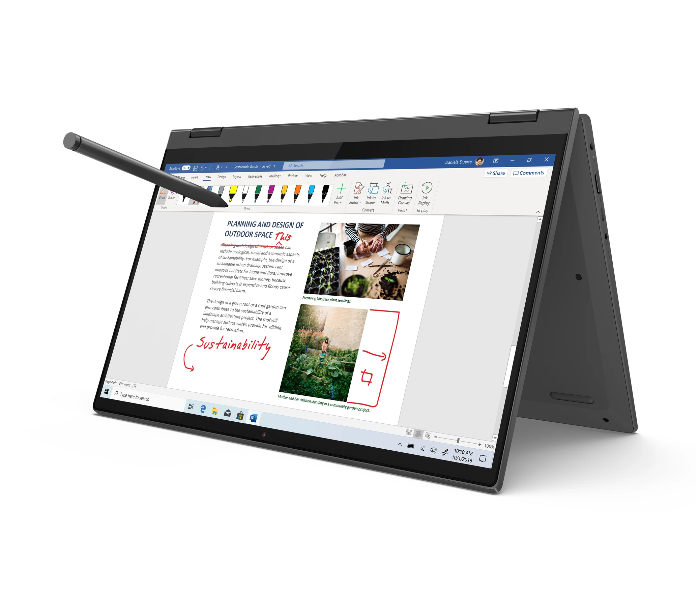 Lenovo Flex 5 Convertible 2-in-1 14inch FHD AMD Ryzen 3-4300U 4GB RAM 128GB SSD Windows 10S Touchscreen Laptop - Graphite Grey - Zoom Image 6