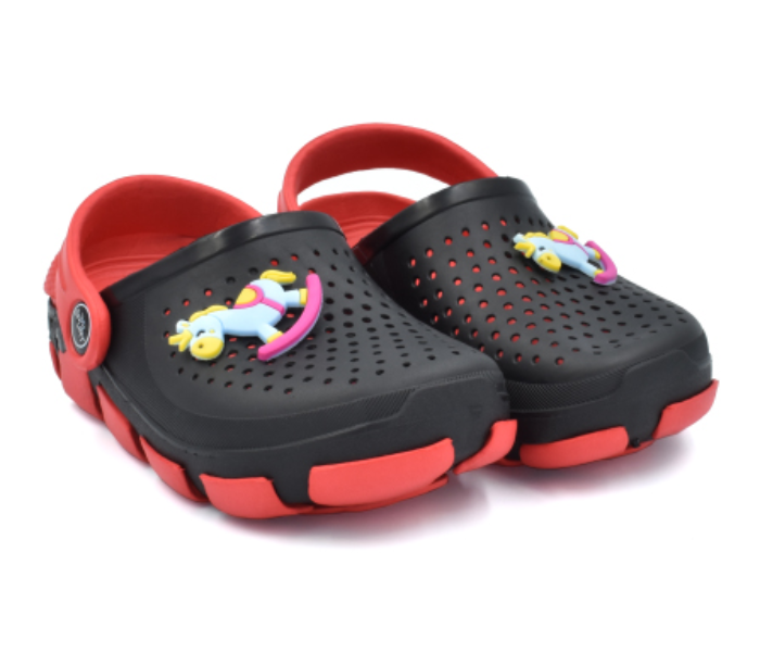 Casual XS10-2 EU23 Children Crocks - Black and Red - Zoom Image 1