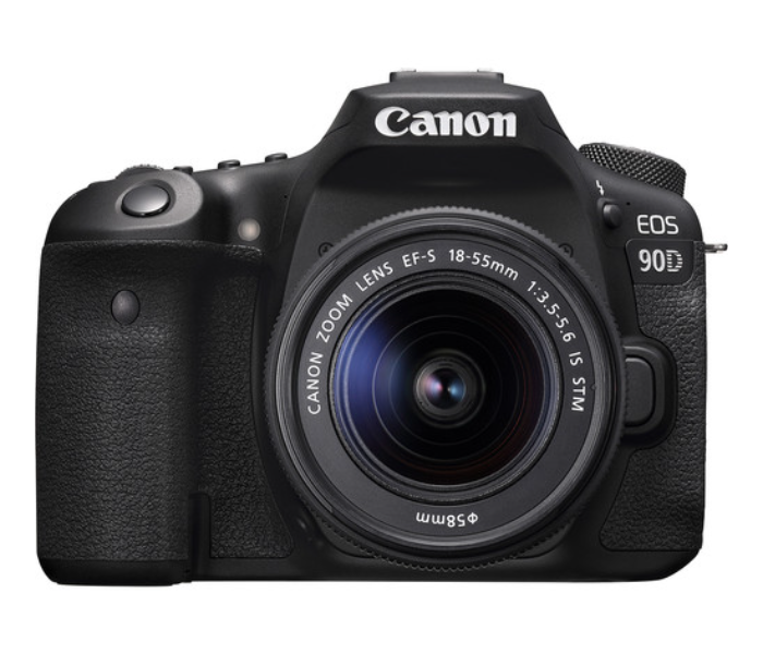 Canon EOS 90D DSLR Camera with 18-55mm Lens - Black - Zoom Image 1