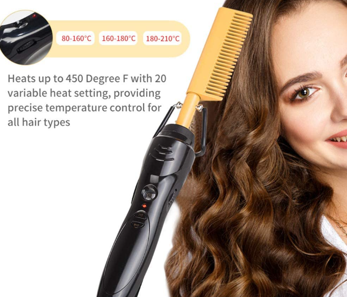 Hot Comb Hair Straightener - Electric Hot Com83345 
