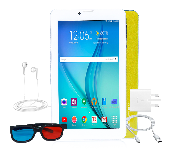 BSNL Penta P13 7 inch Display 3GB RAM 64GB 4G Dual Sim Tablet - Yellow - Zoom Image 4