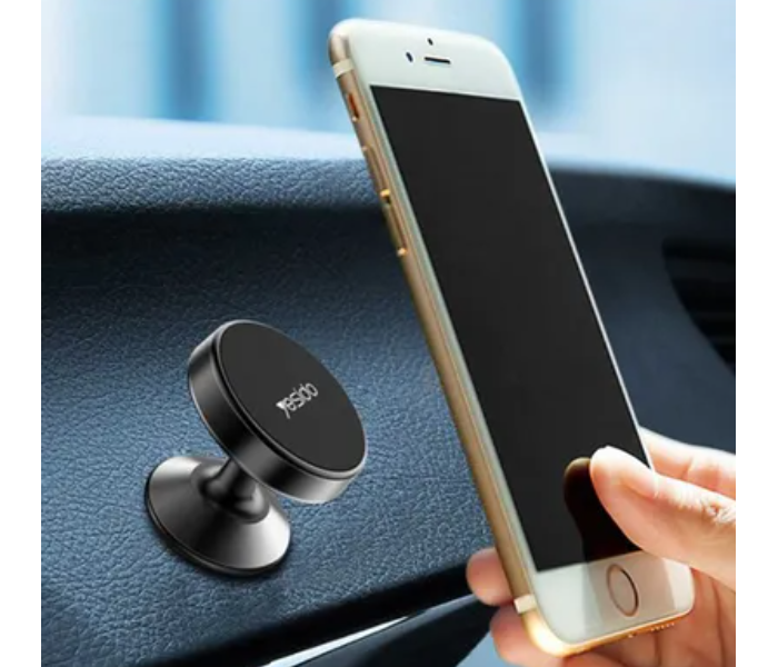 Yesido C56 Magnetic Suction Bracket Car Phone Holder - Black - Zoom Image 2