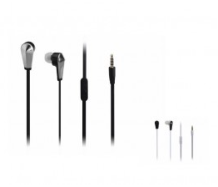 Geepas GEP4715 Stereo Earphone with Mic - Black - Zoom Image