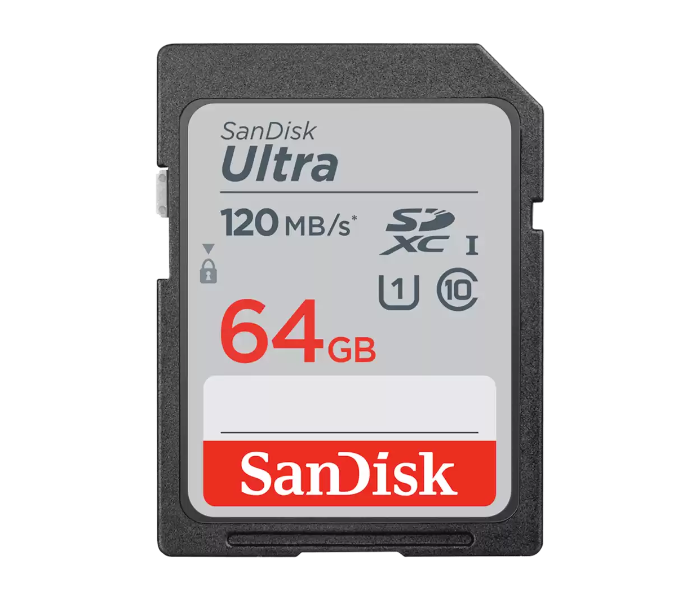 SanDisk Ultra 64GB SDXC Memory Card - Black - Zoom Image