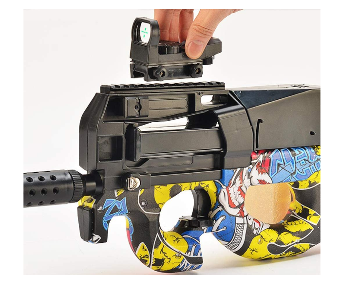 Moonmen P90 Electric Water Bullet Gun Toy Graffiti Edition Assault Sniper Weapon for Kids - Zoom Image 3