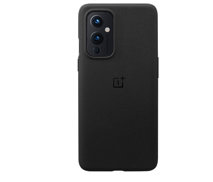 OnePlus 9 Sandstone Bumper Case - Sandstone Black - Zoom Image 1