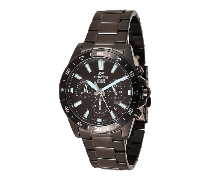 Casio Edifice EFV-570DC-1AVUDF  Black Dial Chronograph Watch for Men - Black - Zoom Image 1