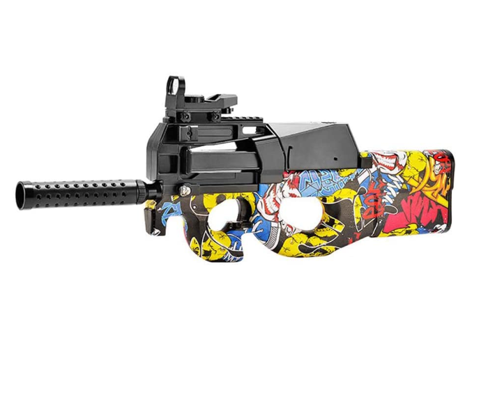 Moonmen P90 Electric Water Bullet Gun Toy Graffiti Edition Assault Sniper Weapon for Kids - Zoom Image 1