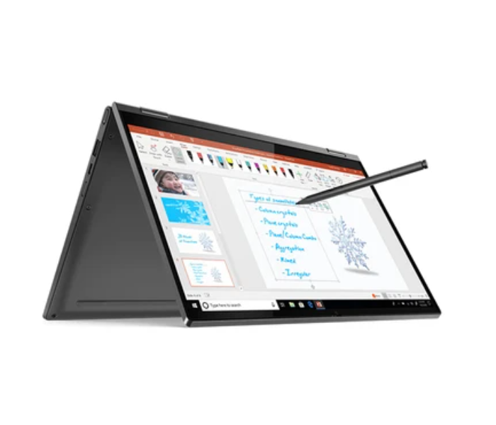 Lenovo Ideapad Yoga C640-13IML 981UE006RAX 13.3 Inch FHD Intel Core i7-10510U Processor 16GB RAM 512GB SSD Pen FP BL Keyboard Plus MS office 365 - Grey - Zoom Image 2