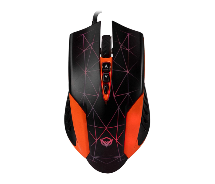 Meetion C500 4-In1 Colorful Backlit English Arabic Wired Keyboard Wired Mouse Headphone And Mouse Pad PC Gaming Kit - Black - Zoom Image 4