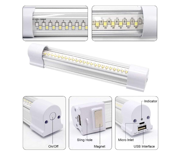 Brighton BTL17 Rechargeable Tube Light - White - Zoom Image 5