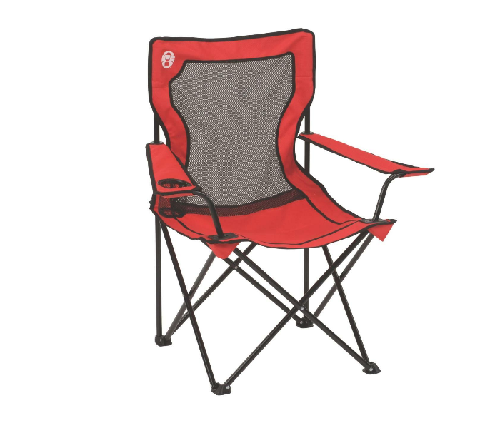 Coleman 2000020258 Broadband Mesh Quad Chair - Red - Zoom Image 1