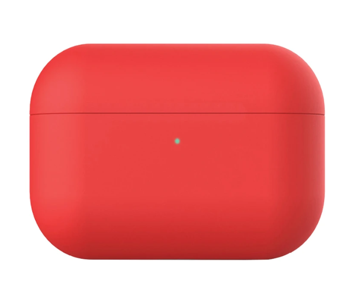 Promate AIRCASE-PRO Scratch and Drop Resistant Silicon Case for Airpods Pro - Red - Zoom Image 1