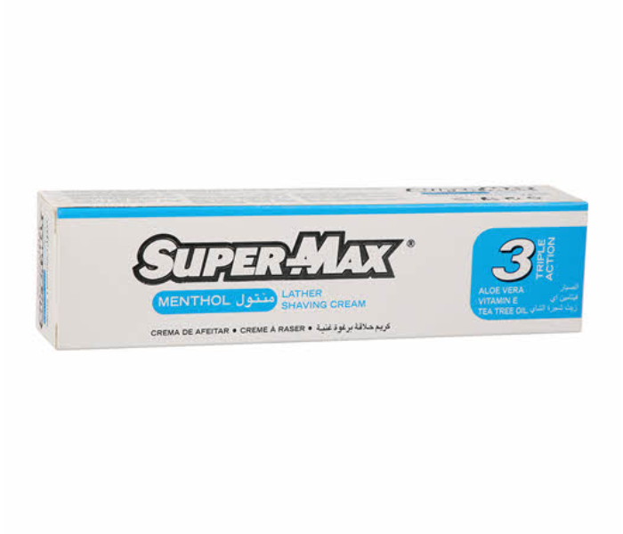 Supermax 100ml Shaving Cream Menthol - Zoom Image