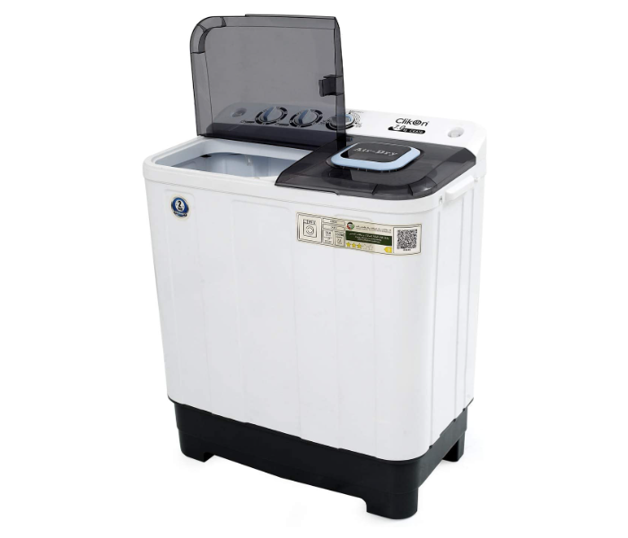 Clikon CK637 7Kg Wash and Spin Automatic Washing Machine - White and Black - Zoom Image 3