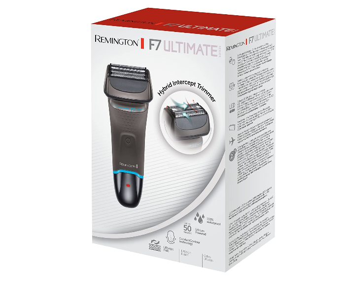 Remington XF8505 Capture Cut Wet and Dry Foil Electric Shaver - Black and Silver - Zoom Image 4