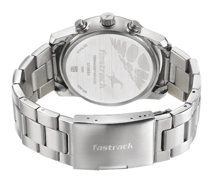 Fastrack 3216SM01 The Arena - Skating Arena Inspired Layered Watch - Silver - Zoom Image 4