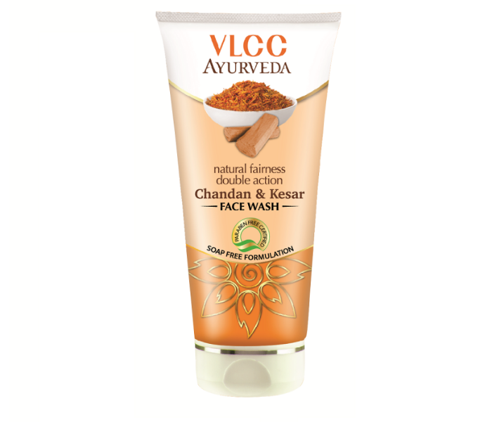 VLCC 150ml Unisex Natural Fairness Kesar Chandan Face Wash - Zoom Image