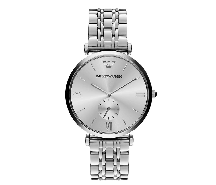 Emporio Armani AR1819 Mens Watch - Silver - Zoom Image 1