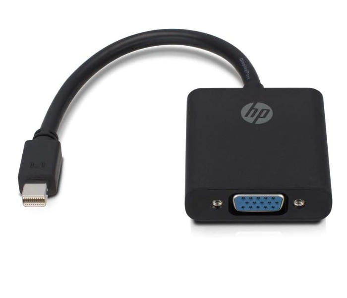 HP 2UX10AA ABB Mini Display Port to VGA Adapter - Black - Zoom Image 1