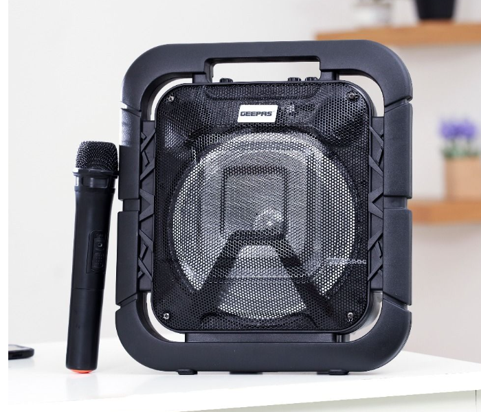 Geepas GMS11189 Rechargeable Professional Speaker - Black - Zoom Image 1