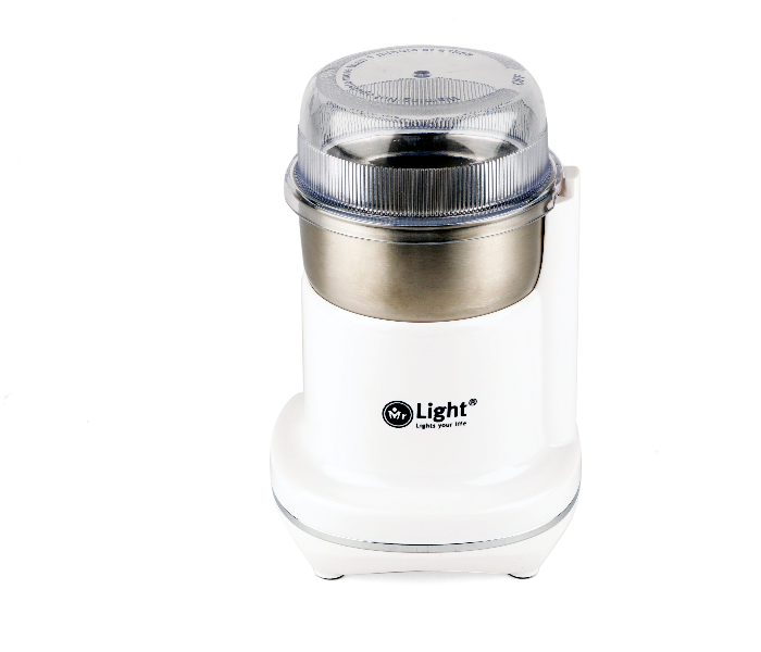 Mr Light MRCG8603 200W Coffee Grinder - White & Silver - Zoom Image