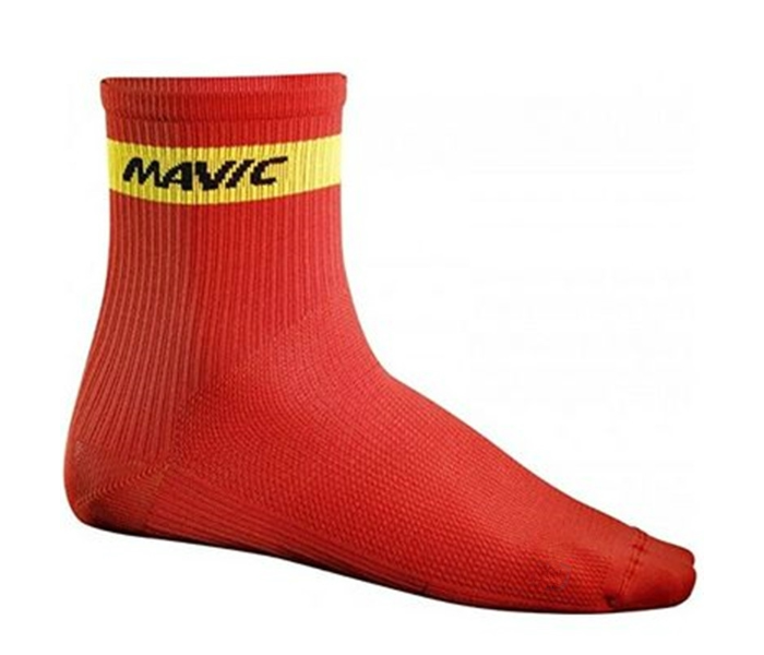 Mavic Pro Compression Mountain Bike and Road Bike Cycling Socks for Men  And Women - Red - Zoom Image 1