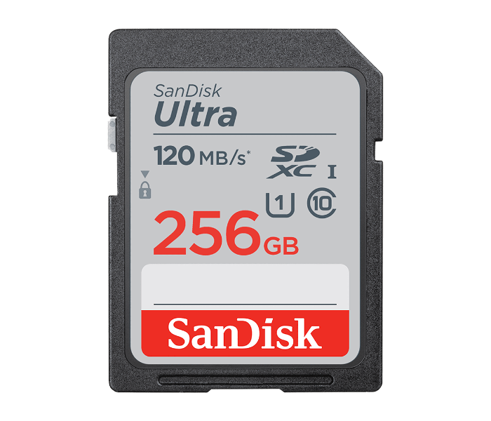 SanDisk Ultra 256GB SDXC Memory Card - Black - Zoom Image