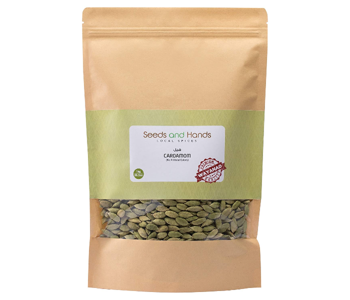 Seeds and Hands 1000g Wayanad Big Size 8mm Green Cardamom Elaichi Whole - Zoom Image