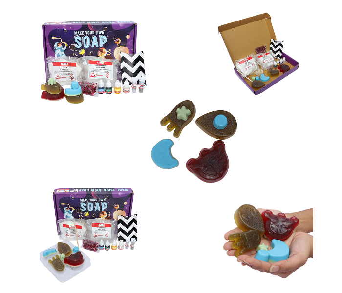 CocoMoco Kids Solar System Space Theme Soap Making Kit - Zoom Image 4