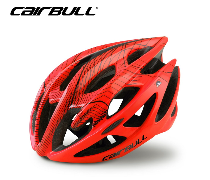 Cairbull Helmet STERLING with Extra Protective Padding Ventilation Medium- Large 58-62cm - Orange - Zoom Image 1