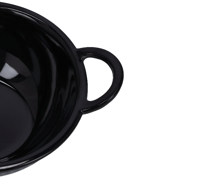 Royalford RF10046 9 Inch Melamine Ware Biza Kadhai - Black - Zoom Image 3