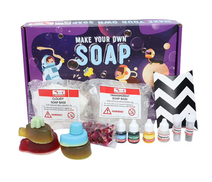 CocoMoco Kids Solar System Space Theme Soap Making Kit - Zoom Image 2