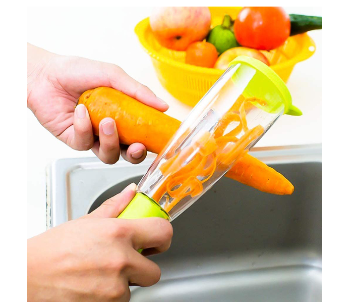 Fruit Vegetable Peeler With Rubbish Bin - Zoom Image 1