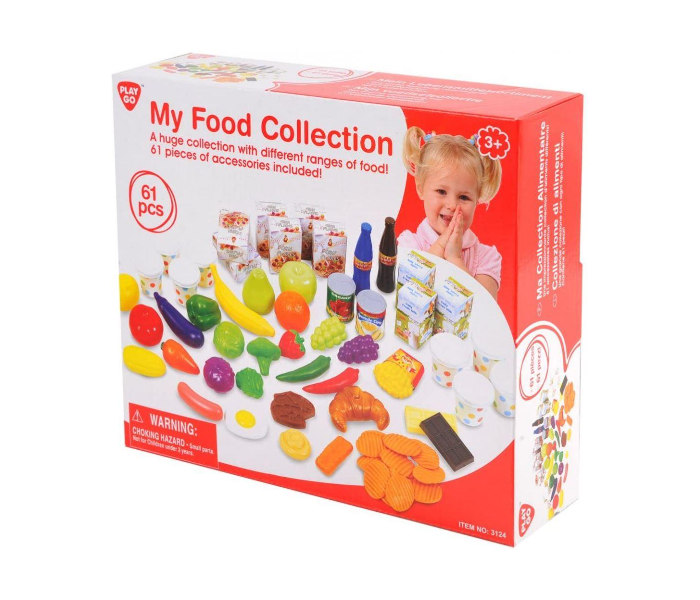 PlayGo 3124 Set of 61 Pieces My Food Collection Toy for Kids - Zoom Image 2