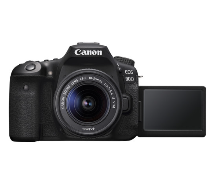 Canon EOS 90D DSLR Camera with 18-55mm Lens - Black - Zoom Image 5