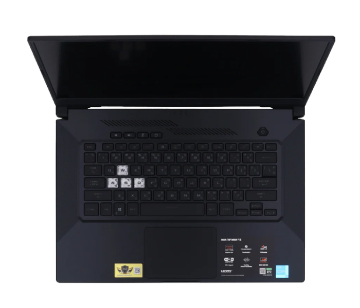 Asus TUF FX516PE-HN004T 15.6 Inch FHD Intel Core i5 Processor 8GB RAM 512GB SSD 4GB RTX3050Ti Graphics Gaming Notebook - Black - Zoom Image 3